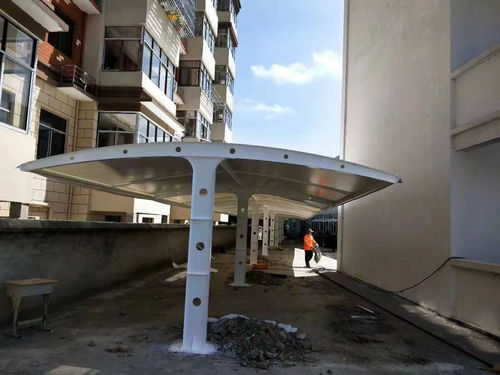 【加油站遮阳雨棚户外遮阳棚大跨度膜结构工程景观遮阳棚】- 